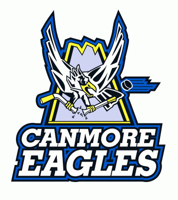 Canmore Eagles 1995-2003 Primary Logo iron on heat transfer